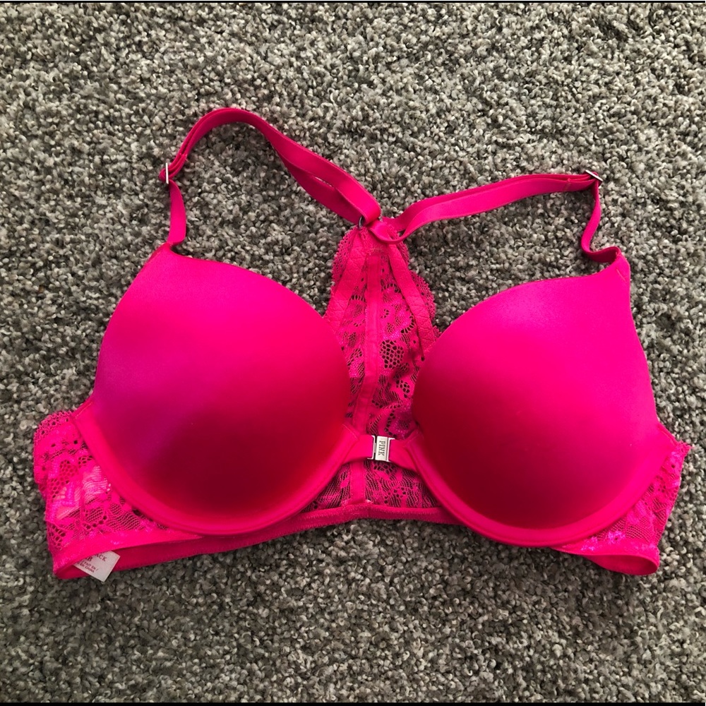 PINK VS racer back bra